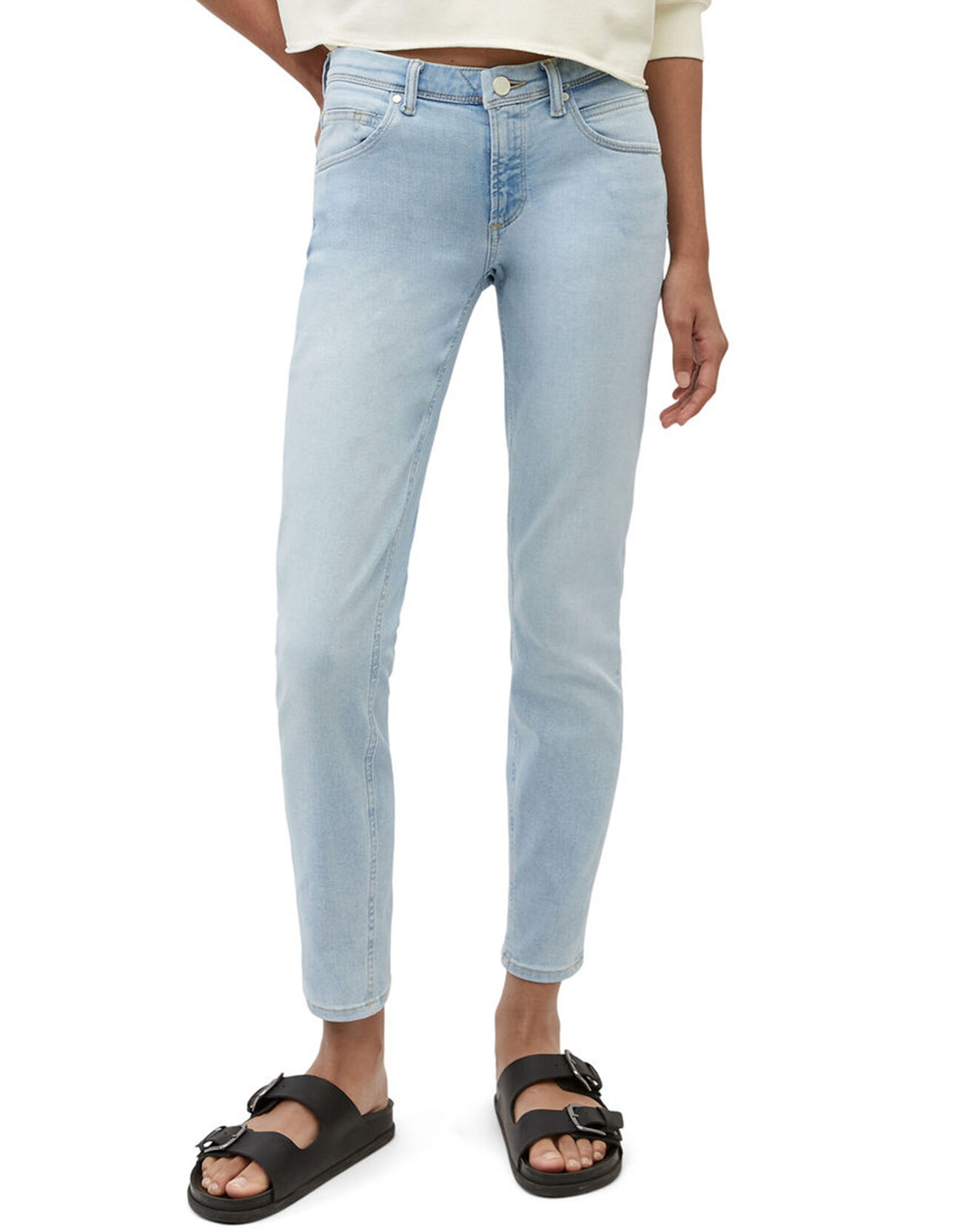 Marc O'Polo Jean Regular Alva Crop bleu clair
