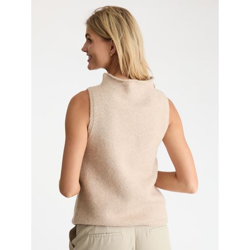 Neo Noir Odelia Knit Vest, Sand, 36