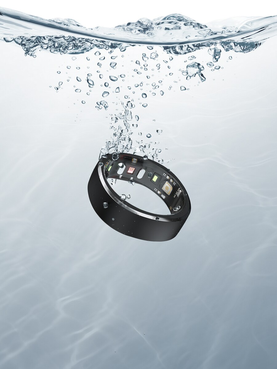 RINGCONN Smarter Ring Gr. 12 silber