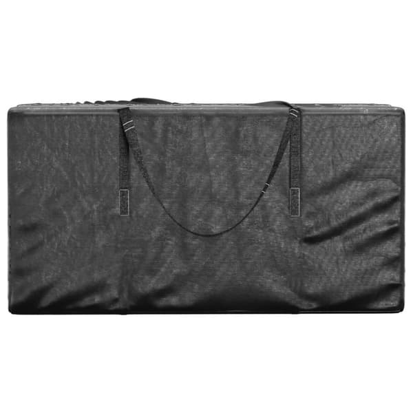 vidaXL Oppbevaringspose for juletre svart 150x75x75 cm polyetylen