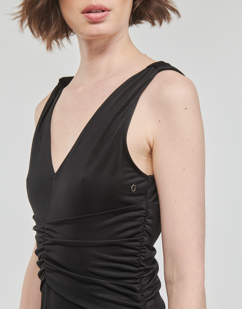 Guess - SS COWL POPLIA OVERALL - Noir