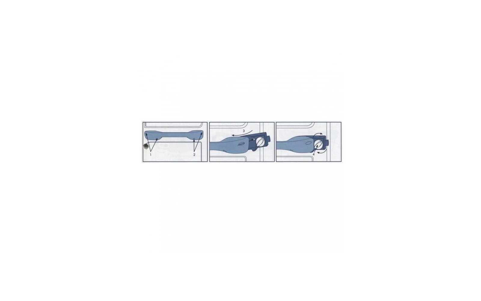 HEOsafe Riegelschloss für Fahrerhaustüren (Fiat Ducato 230, Peugeot Boxer, Citroën Jumper 1994 - 2002)