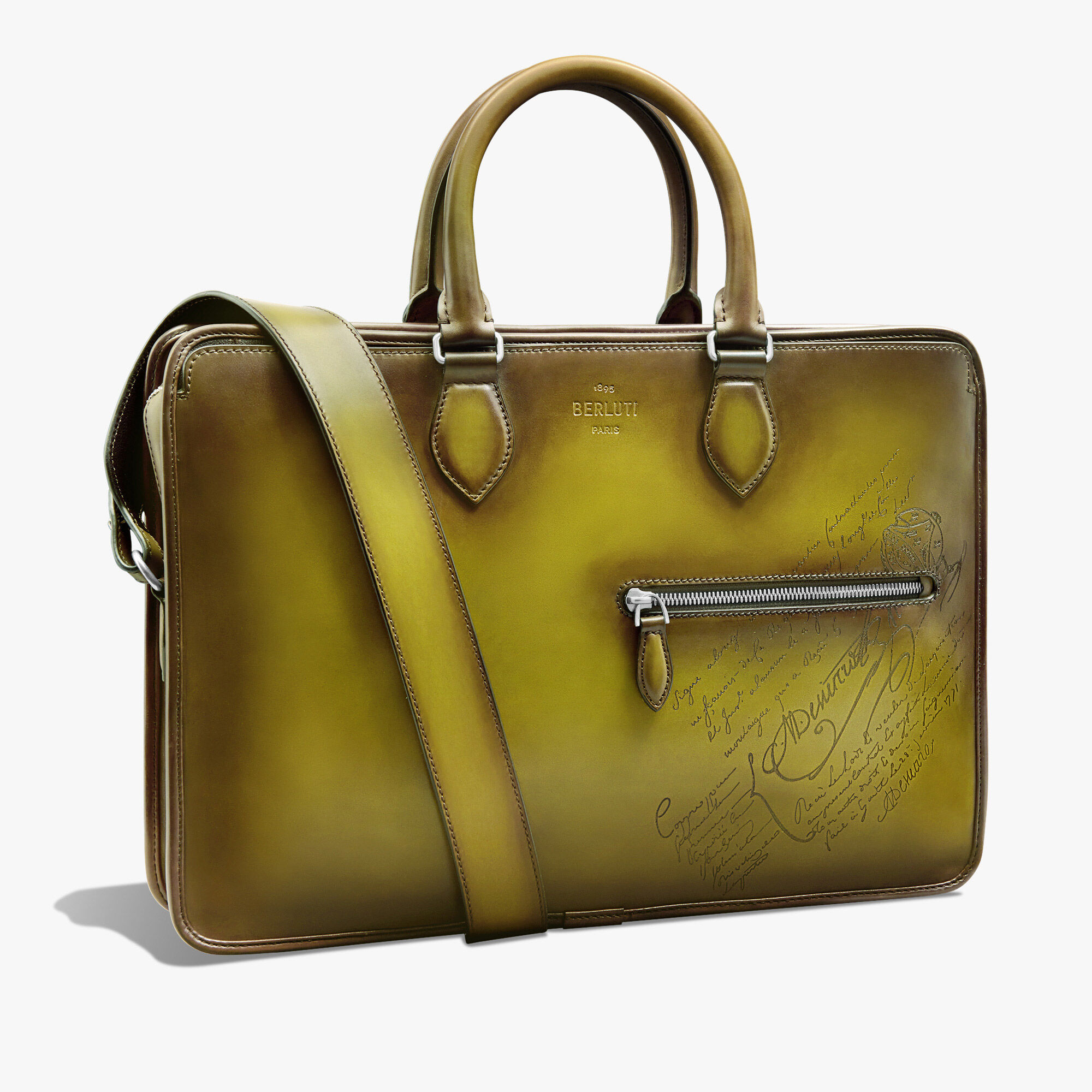Cartable Un Jour En Cuir Scritto
