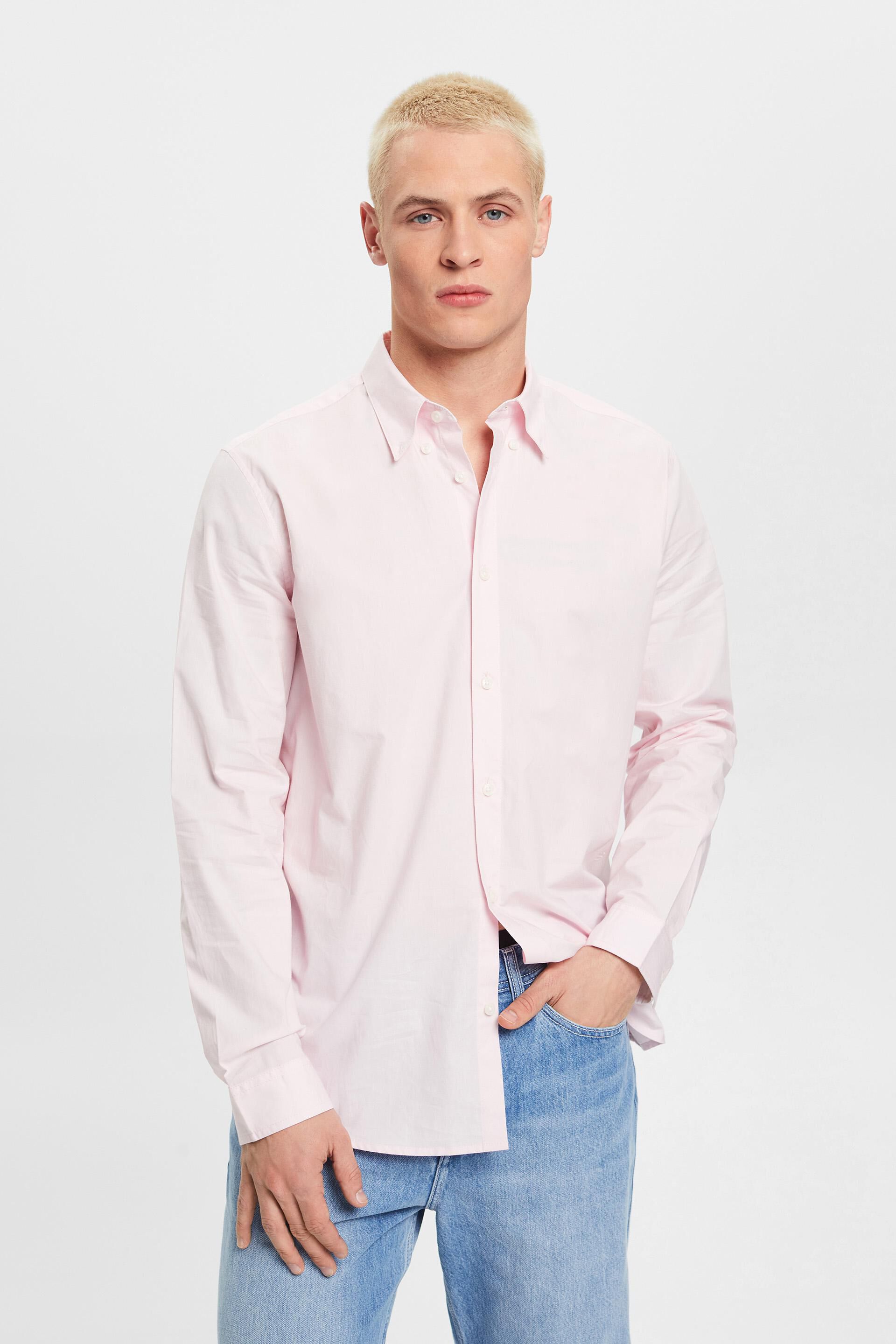 Chemise à col boutonné