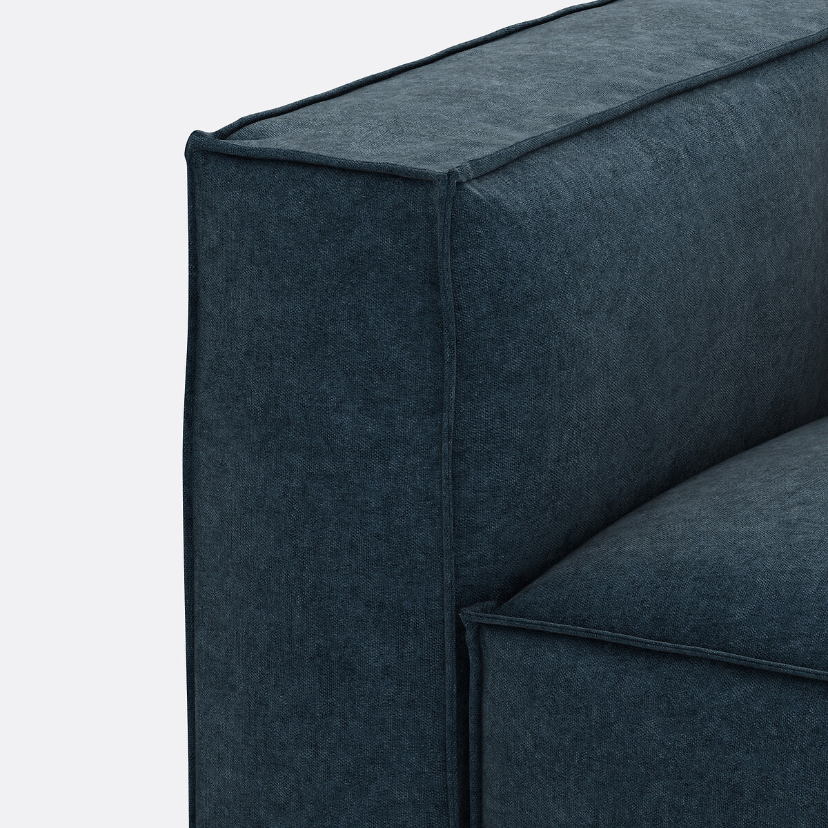 LA REDOUTE INTERIEURS<br>Puff modular de 3 lugares, veludo vintage, Seven