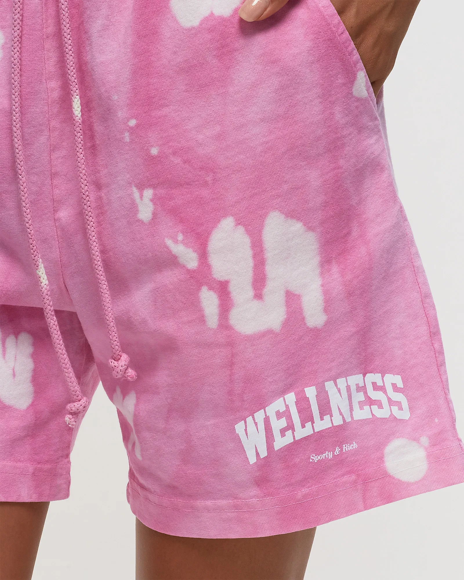 Sporty & Rich Wellness Ivy Tie Dye Gym Short