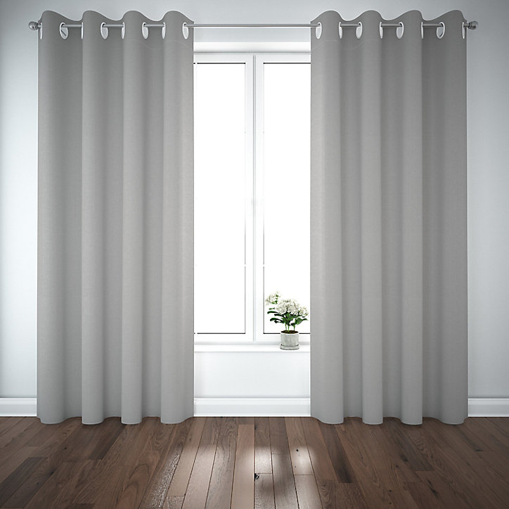 Rideau Novan 140x260 cm Gris clair GoodHome