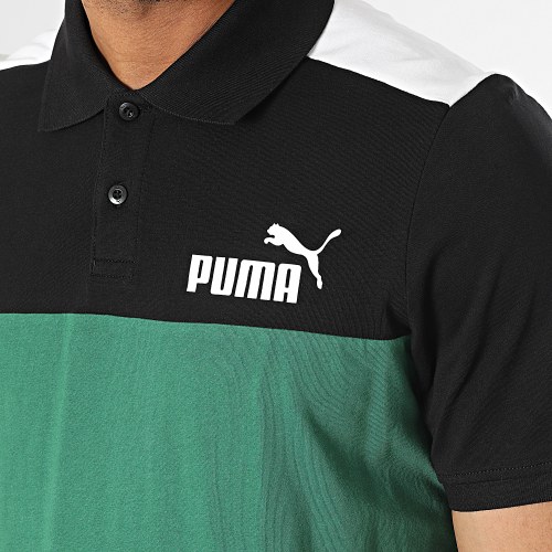 Polo Manches Courtes 848004 Noir Vert