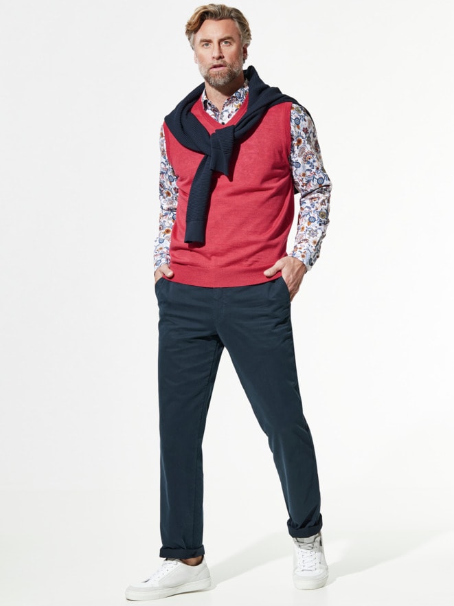 Merino-Mix V-Pullunder