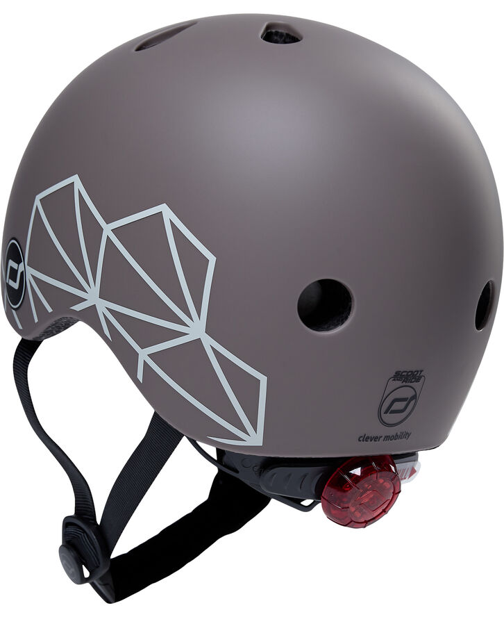 Scoot & Ride HELMET XXS - BROWN LINES