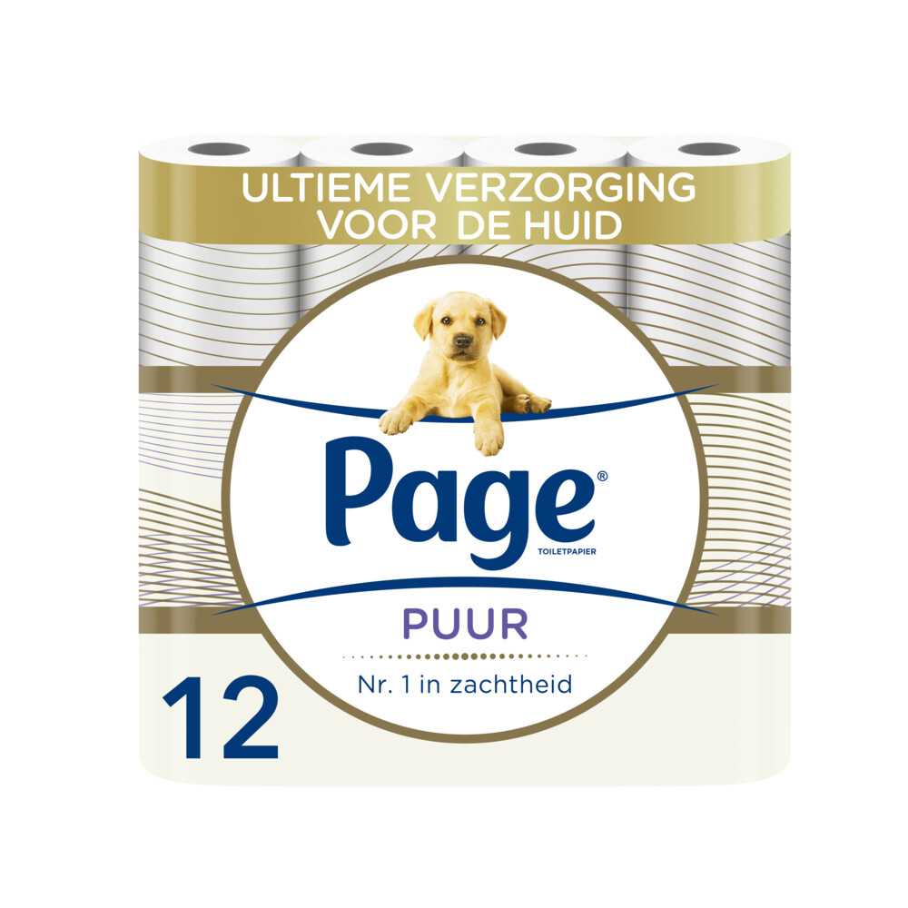 3x Page Toiletpapier Puur 3-laags4 stuks
