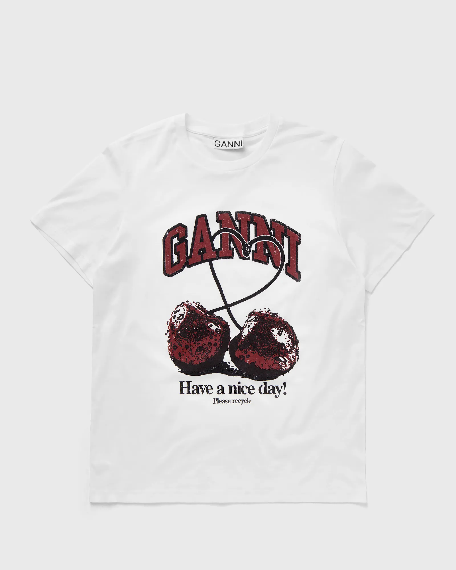 Ganni Basic Jersey Cherry Relaxed Tee