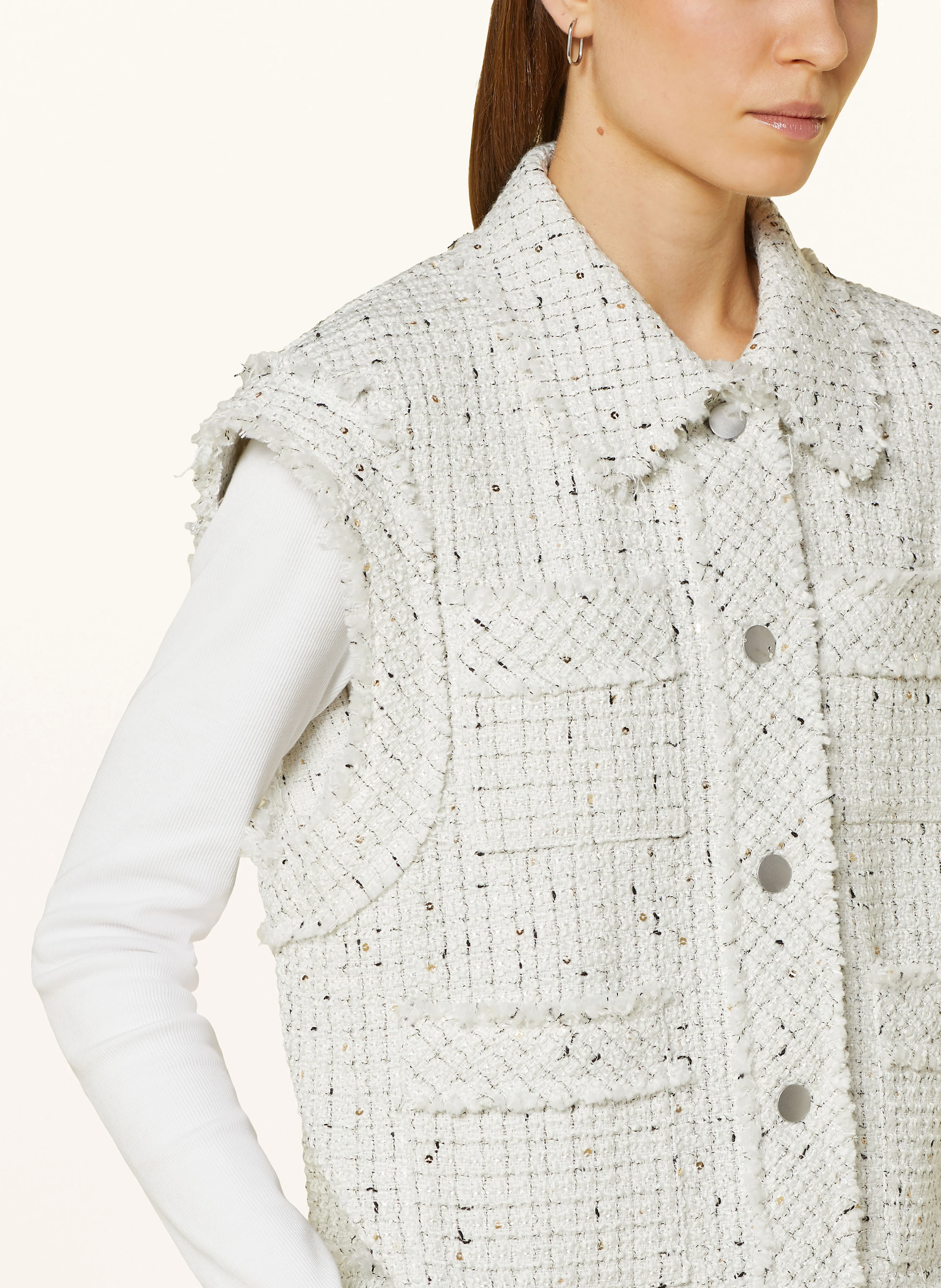 BEAUMONT Tweed-Weste ROBIN mit Pailletten