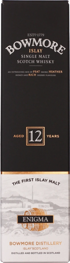 BOWMORE 12 YEARS ENIGMA 1LTR