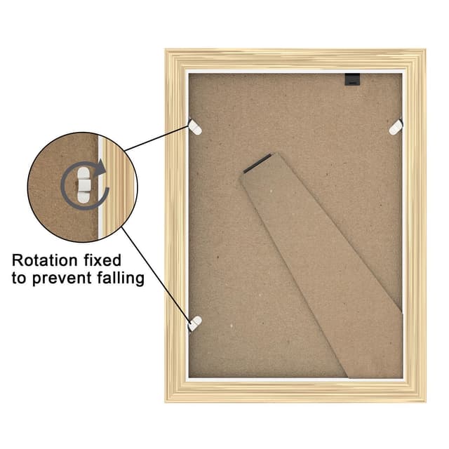 Smuk ramme til plakater og billeder 32,5x23,8 cm (hvid)