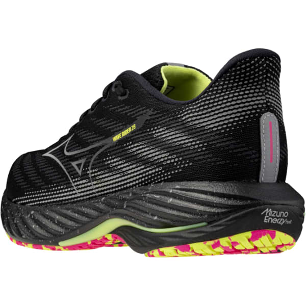 Chaussure running MIZUNO WAVE RIDER 28 BLACK/SILVER/SUNNY LIME