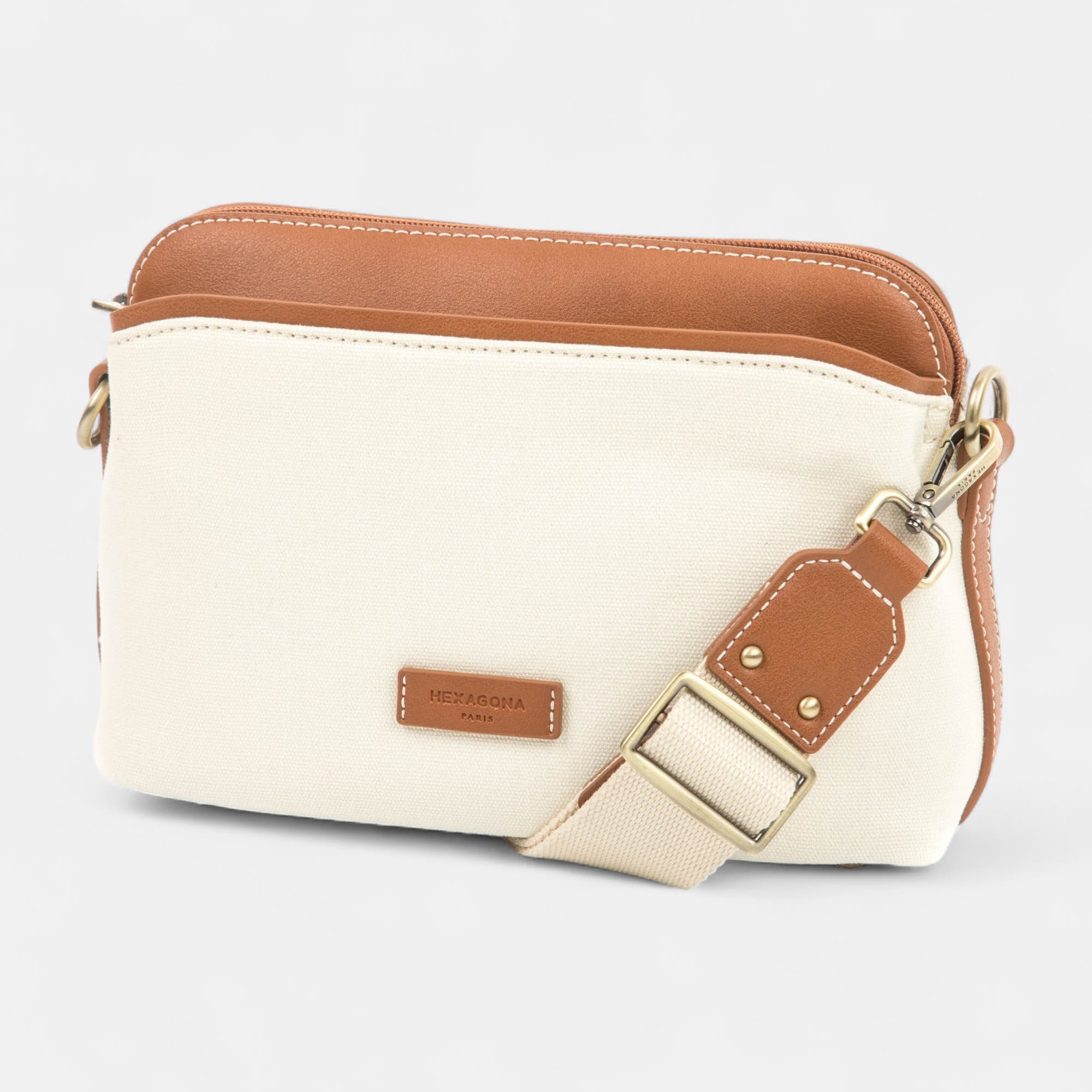 Sac bandoulière beige
