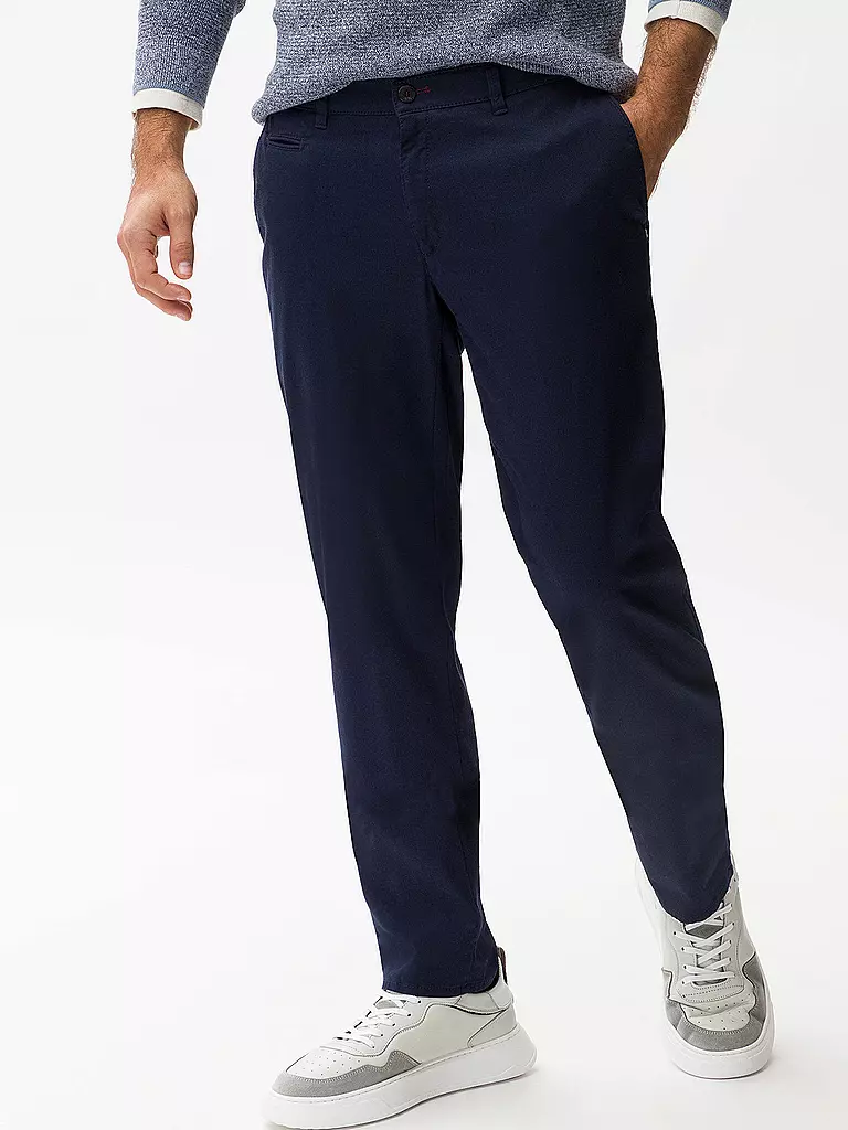 BRAX Chino Modern Fit FABIO IN blau