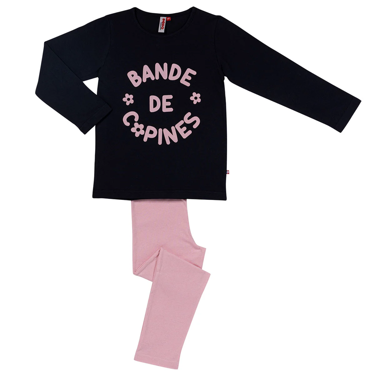 Pyjama fille PREMIUM marine/rose