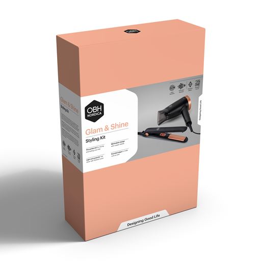 OBH Nordica Glam & Shine Styling Kit