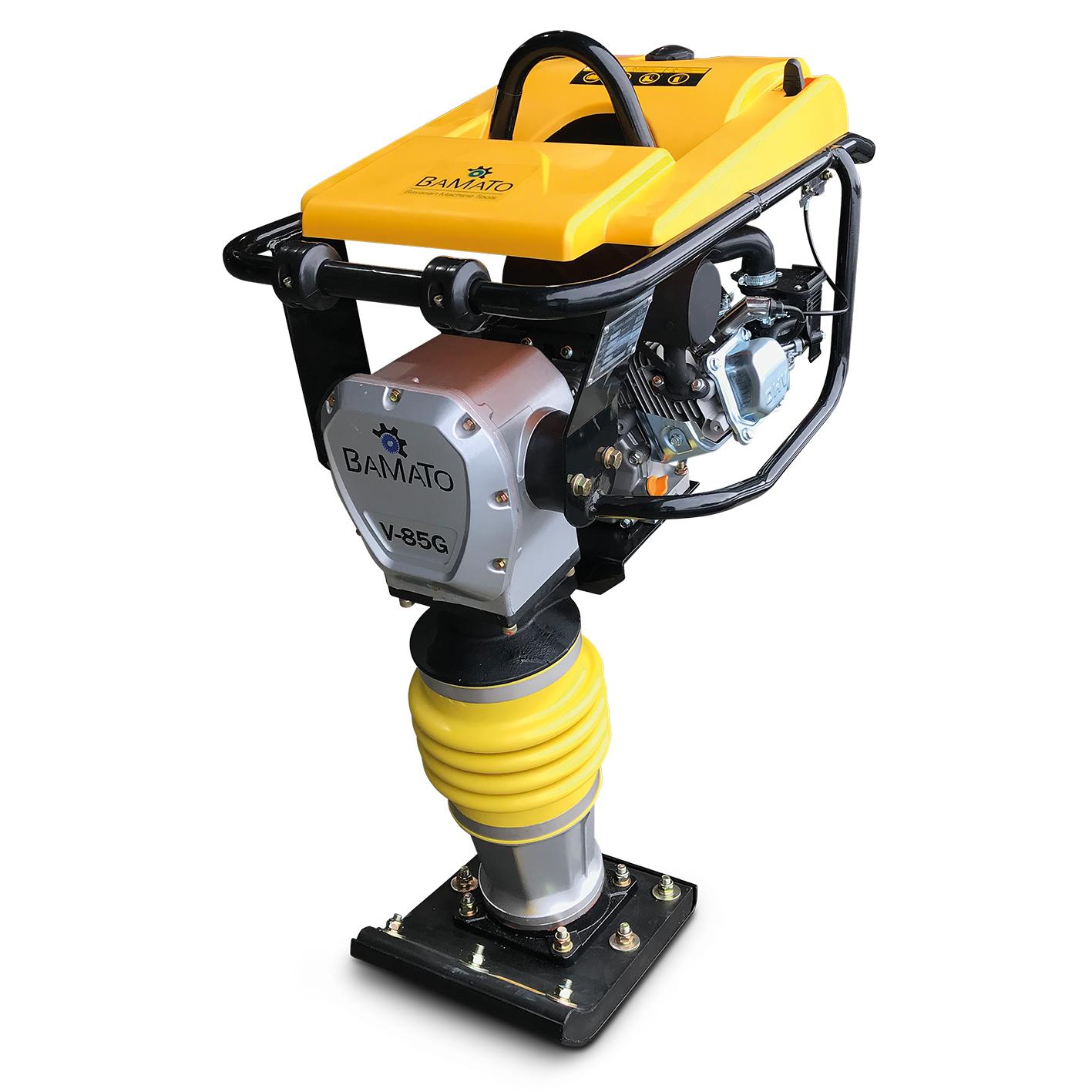 BAMATO Vibrationsstampfer V-85G mit Fahrwerk