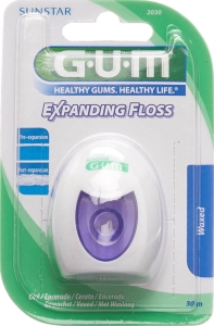 GUM SUNSTAR EXPANDING Zahnseide waxed, 30 m