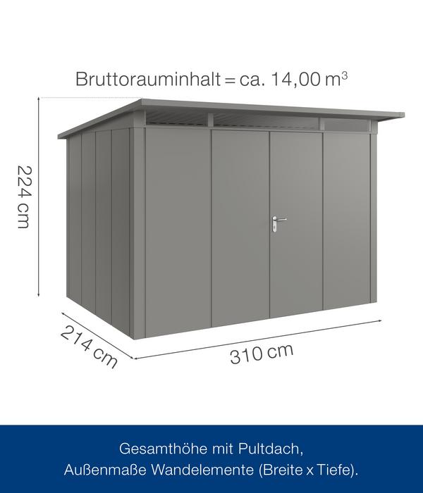 Hörmann Metallgerätehaus Juno JPD12 L-Sk