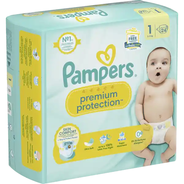 premium protection Windeln Gr.1 (2-5kg)