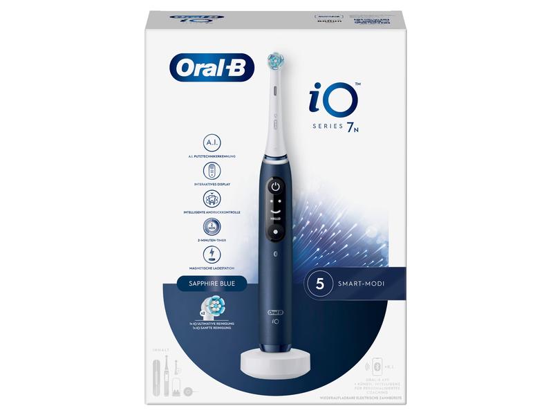 Oral-B Rotationszahnbürste iO Series 7N Sapphire Blue Elektrische Zahnbürste