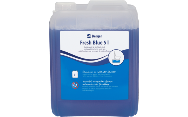 Berger Fresh Blue Sanitärflüssigkeit - Sanitärzusatz für den Fäkalientank