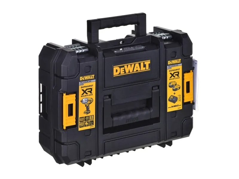 DeWALT DCF900P2T-QW, Momentnøgle, Børstefri, Sort, Gul, 1/2