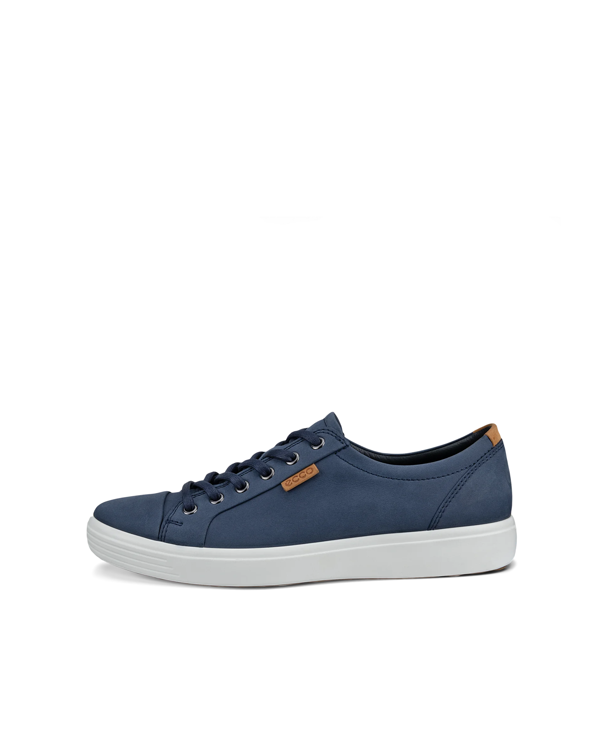 ECCO SOFT 7 M Herren Sneaker aus Nubukleder Blau