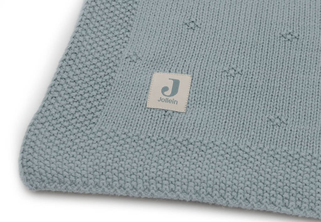 ledikantdeken Cosy Knit - Sea Green