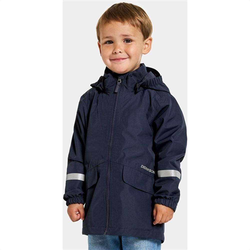 Navy Norma Kids Jakke - Didriksons → Luksusbaby.dk