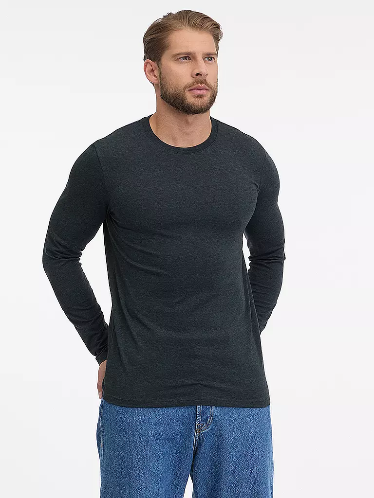 RAGWEAR Langarmshirt ZACHARI grau