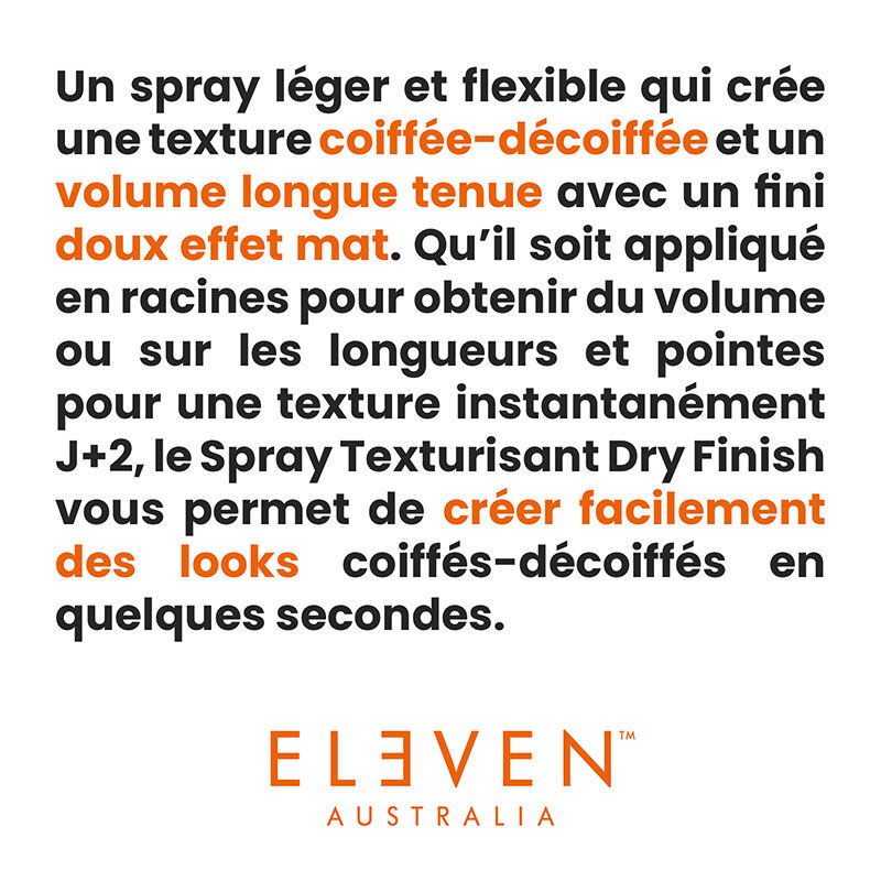 Spray texturisant Dry Finish