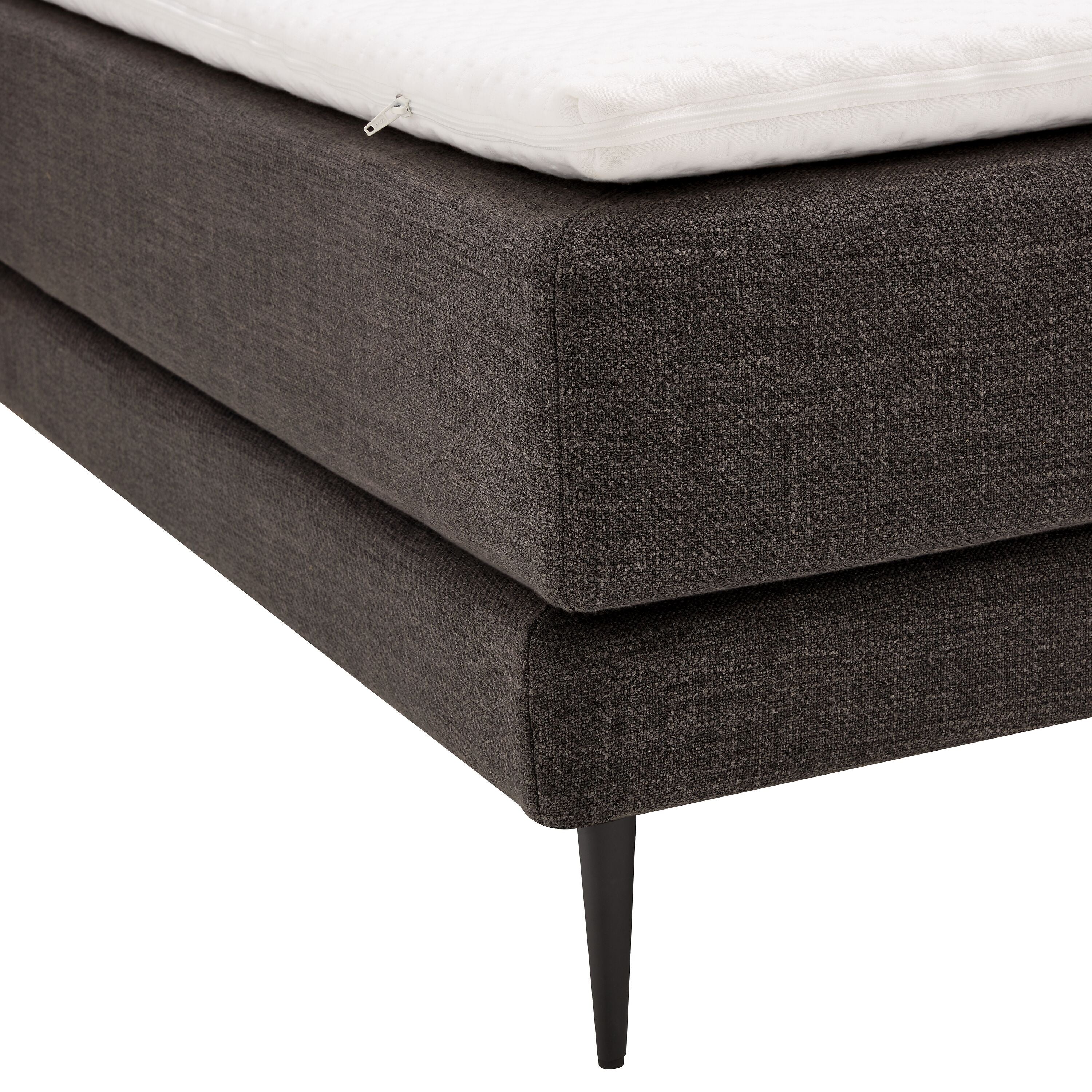 bico GOODNIGHT Boxspringbett - Rauch / B: 180.0 cm x T: 200.0 cm