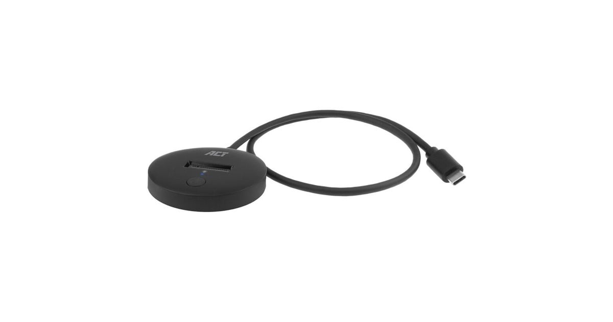 ACT ConnectivityM.2 NVMe/PCIe SSD dockingstation, USB-C 3.2 Gen2  (Zwart)