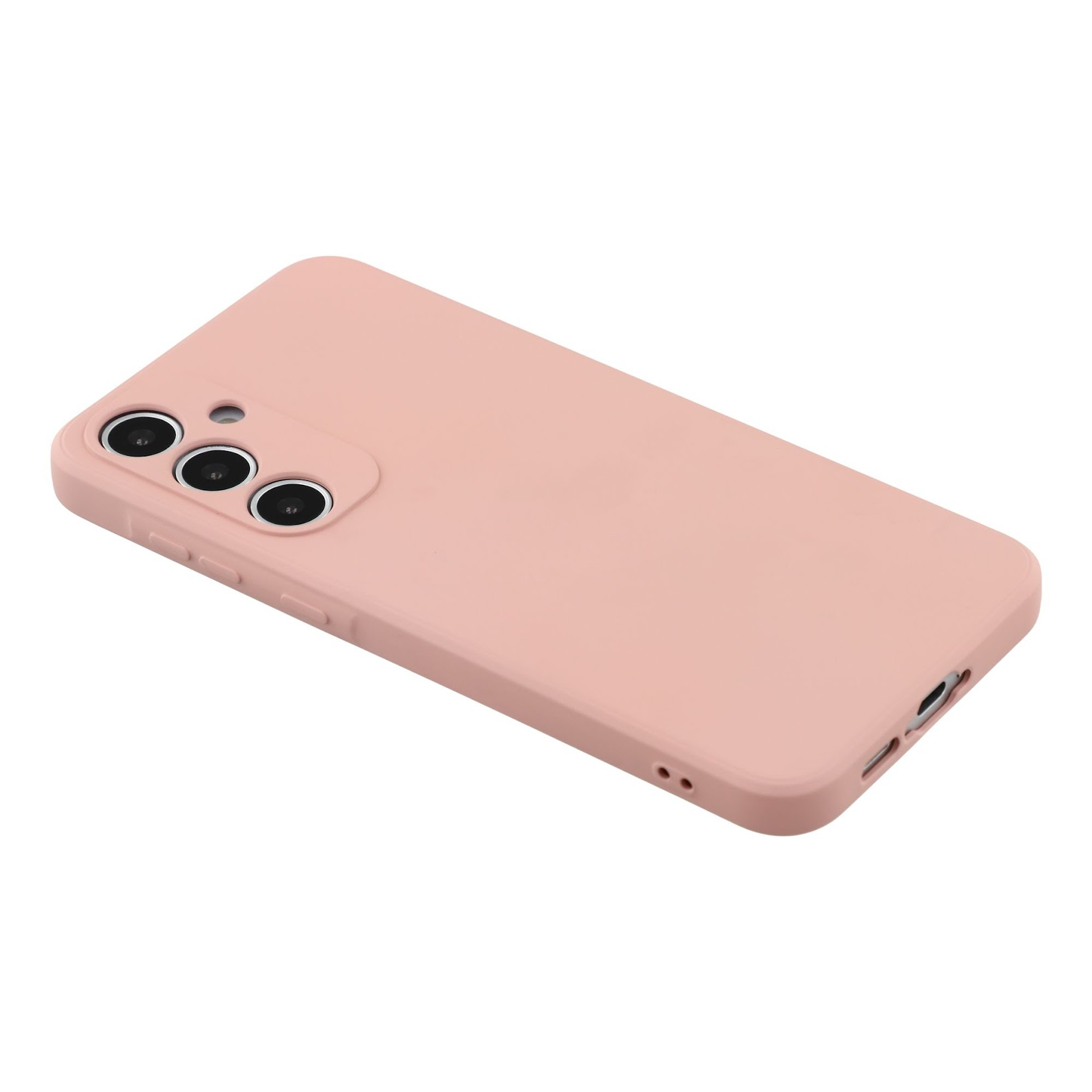 Samsung Galaxy A55 Gummi Case Hülle mit Kameraschutz - Rosa