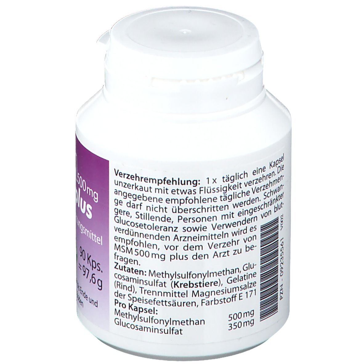 MSM 500 mg plus Kapseln