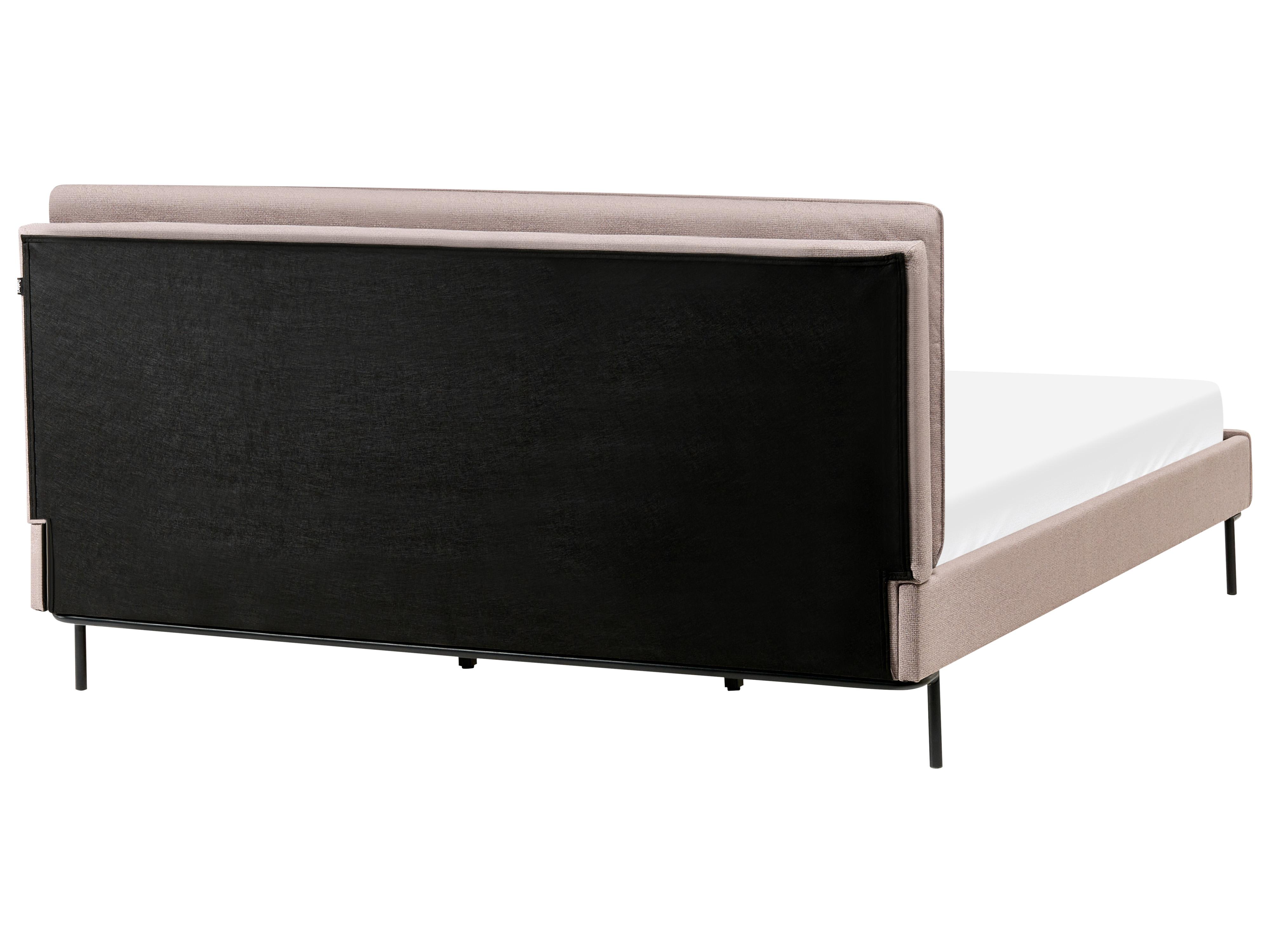 Bed Stof CORIO 180 x 200 cm Taupe