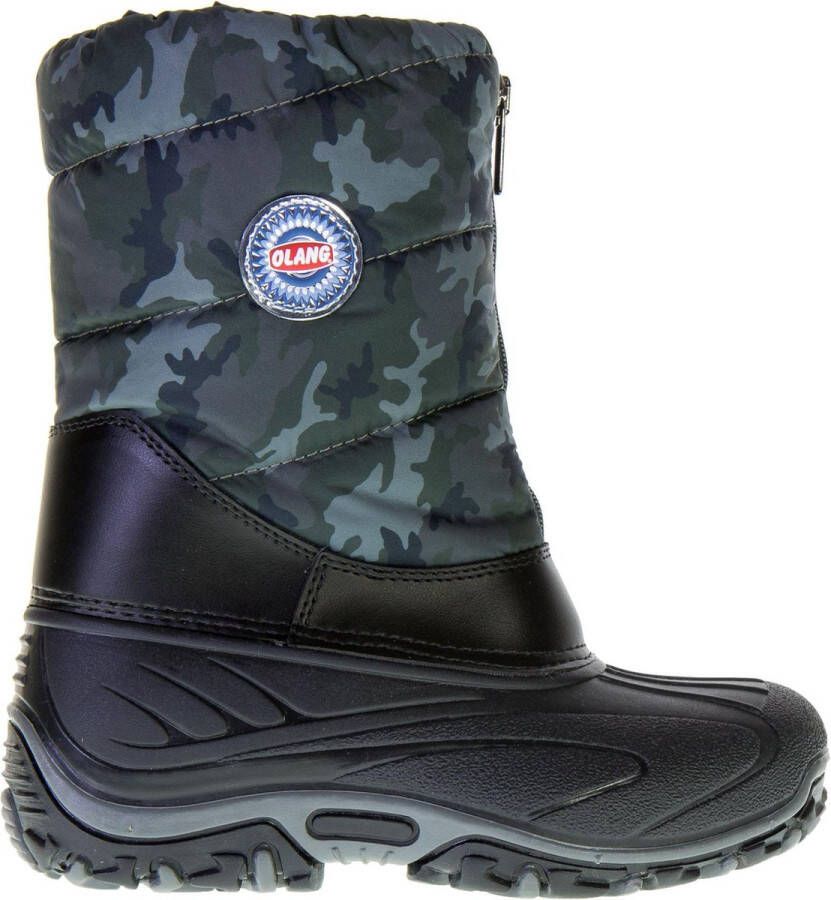 Olang BMX snowboots camouflage antraciet grijs