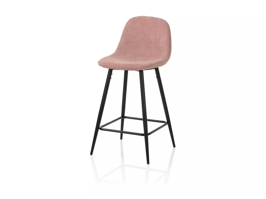 Set de 2 Tabourets SPIKE rose antique