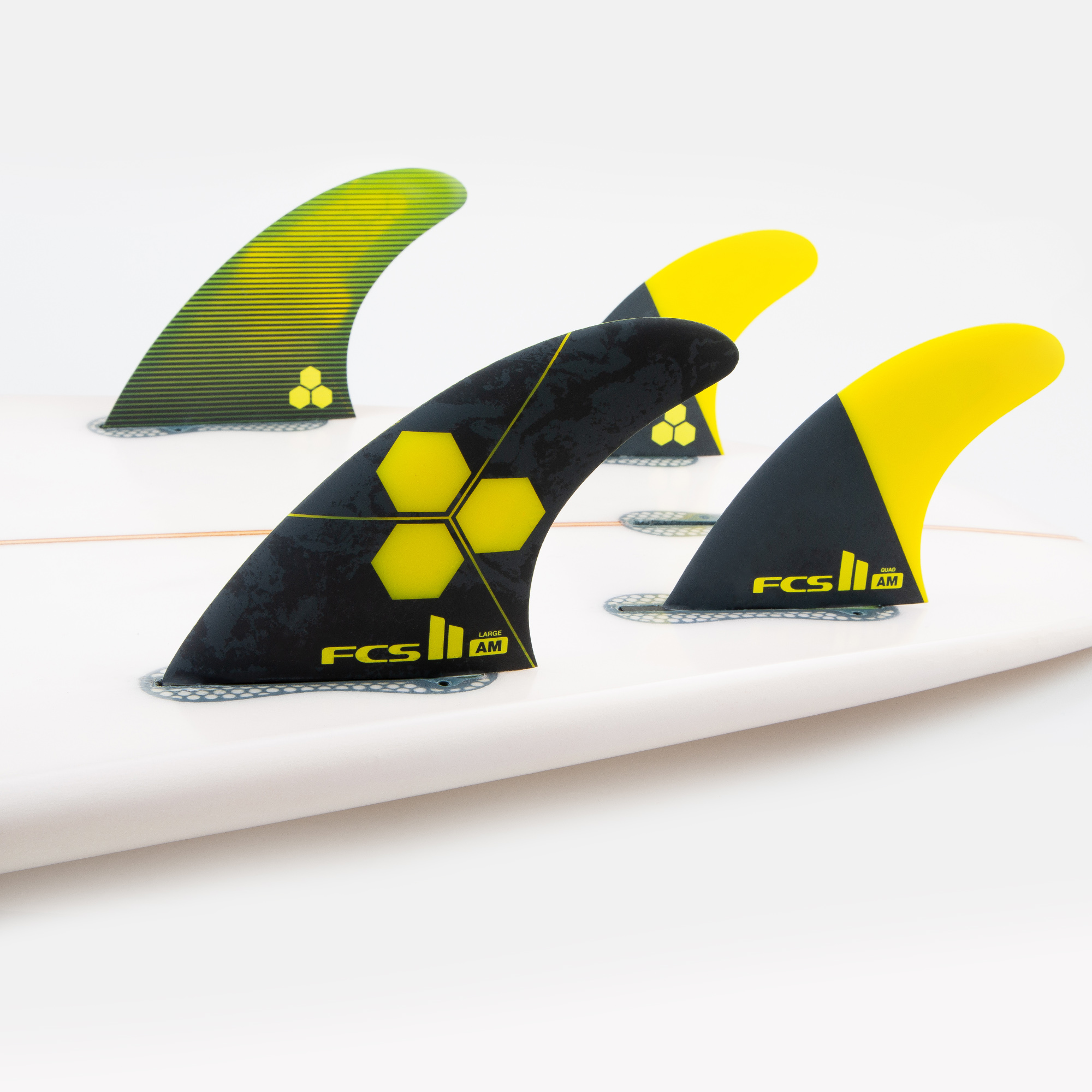 FCS FCS II AM PC Yellow - Large Tri-Quad