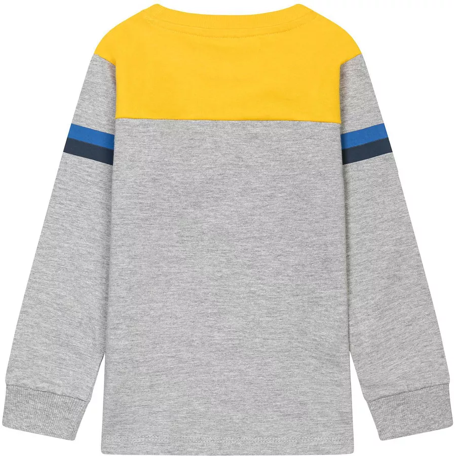 MINOTI Longsleeve GrauGelbBlau