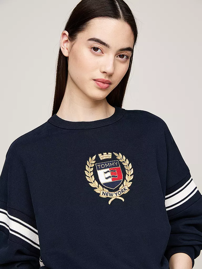TOMMY JEANS Sweater dunkelblau