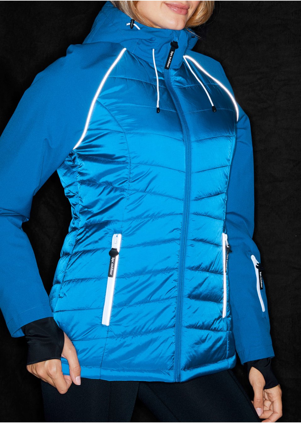 Veste fonctionnelle aspect hybride