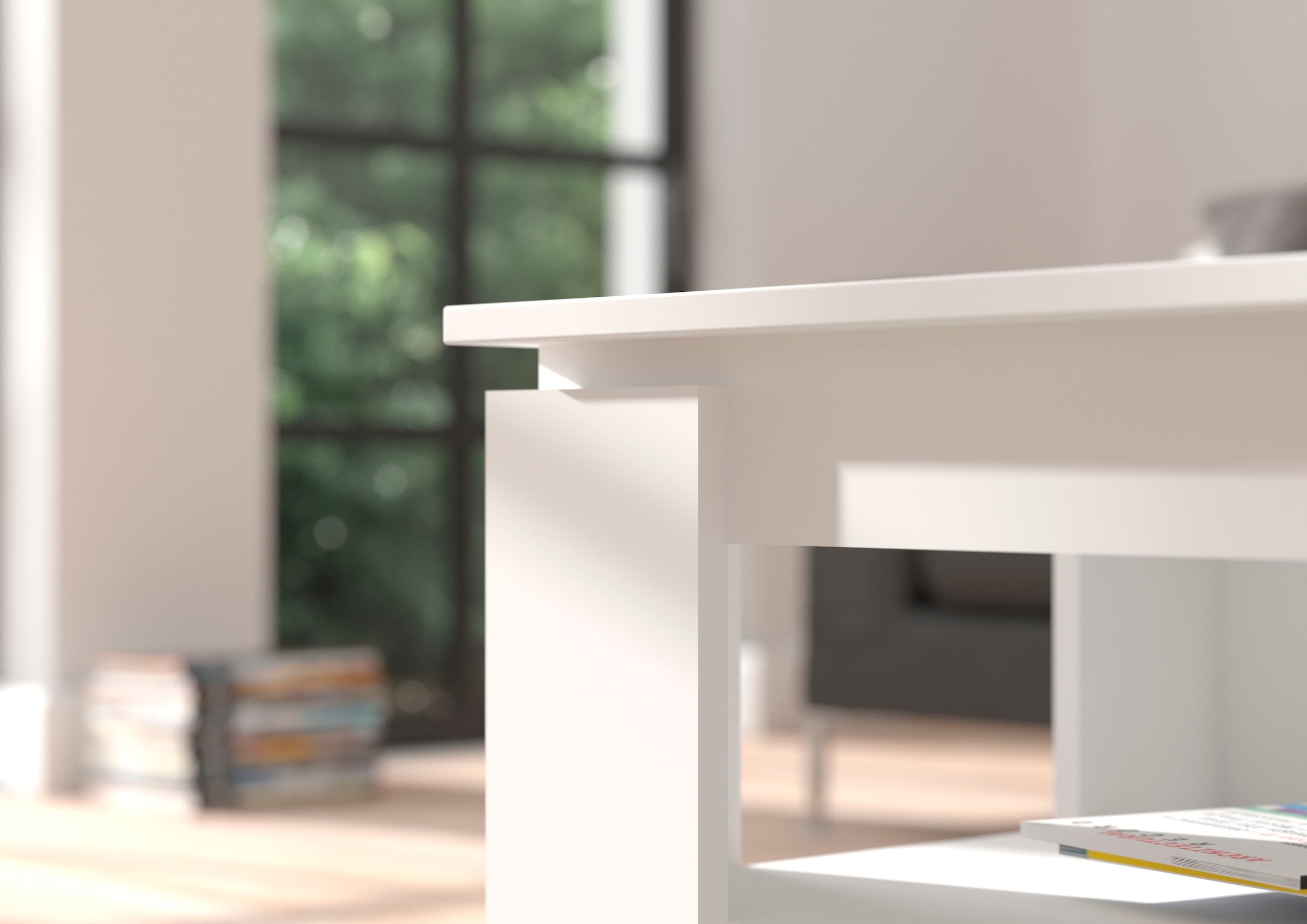 INOSIGN Couchtisch »Kalmar, rechteckig, 100 x 60 cm, 1 Ablageboden« Sofatisch, Beistelltisch, Kaffetisch, Wohnzimmertisch, coffee table