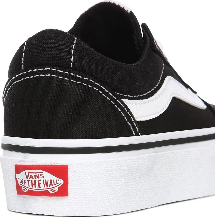 Vans Sneaker Laag My Ward Platform Canvas Black Zwart