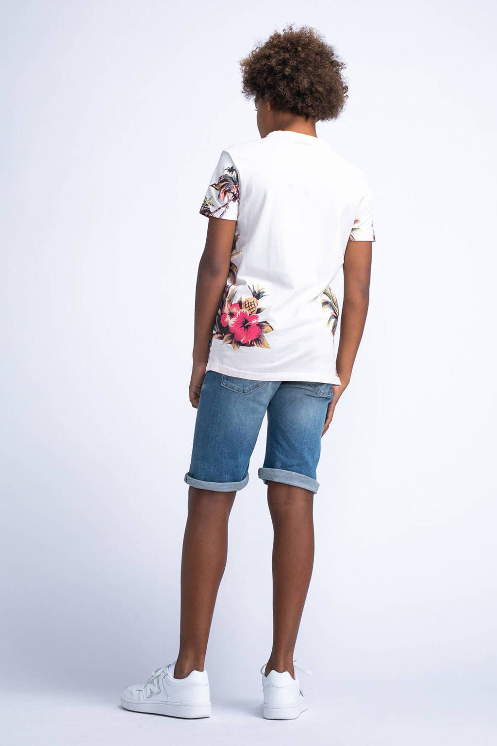 Petrol Industries T-shirt met all over print multicolor